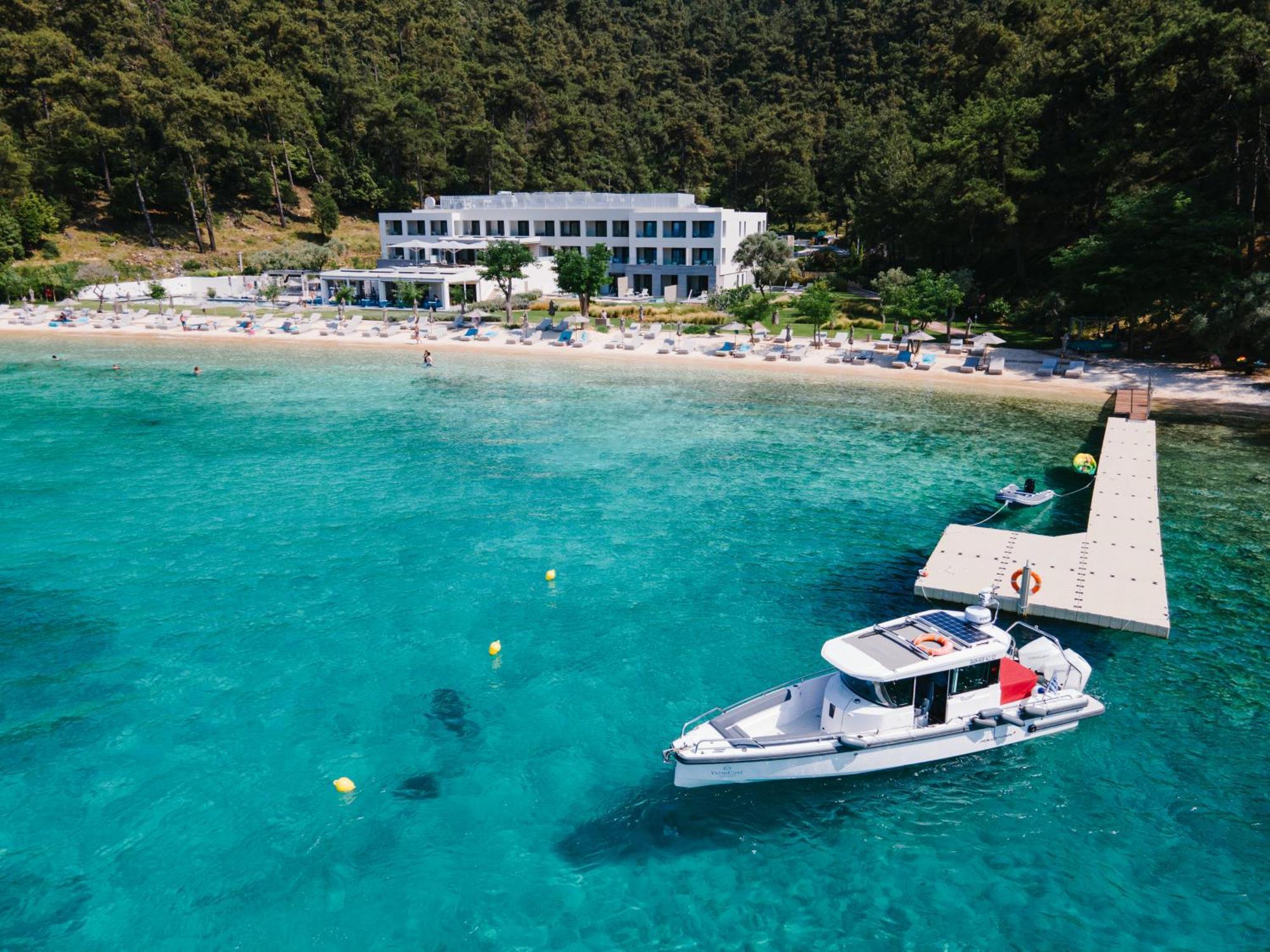 Vathi Cove Luxury Resort & Spa Chrysi Ammoudia Exterior foto