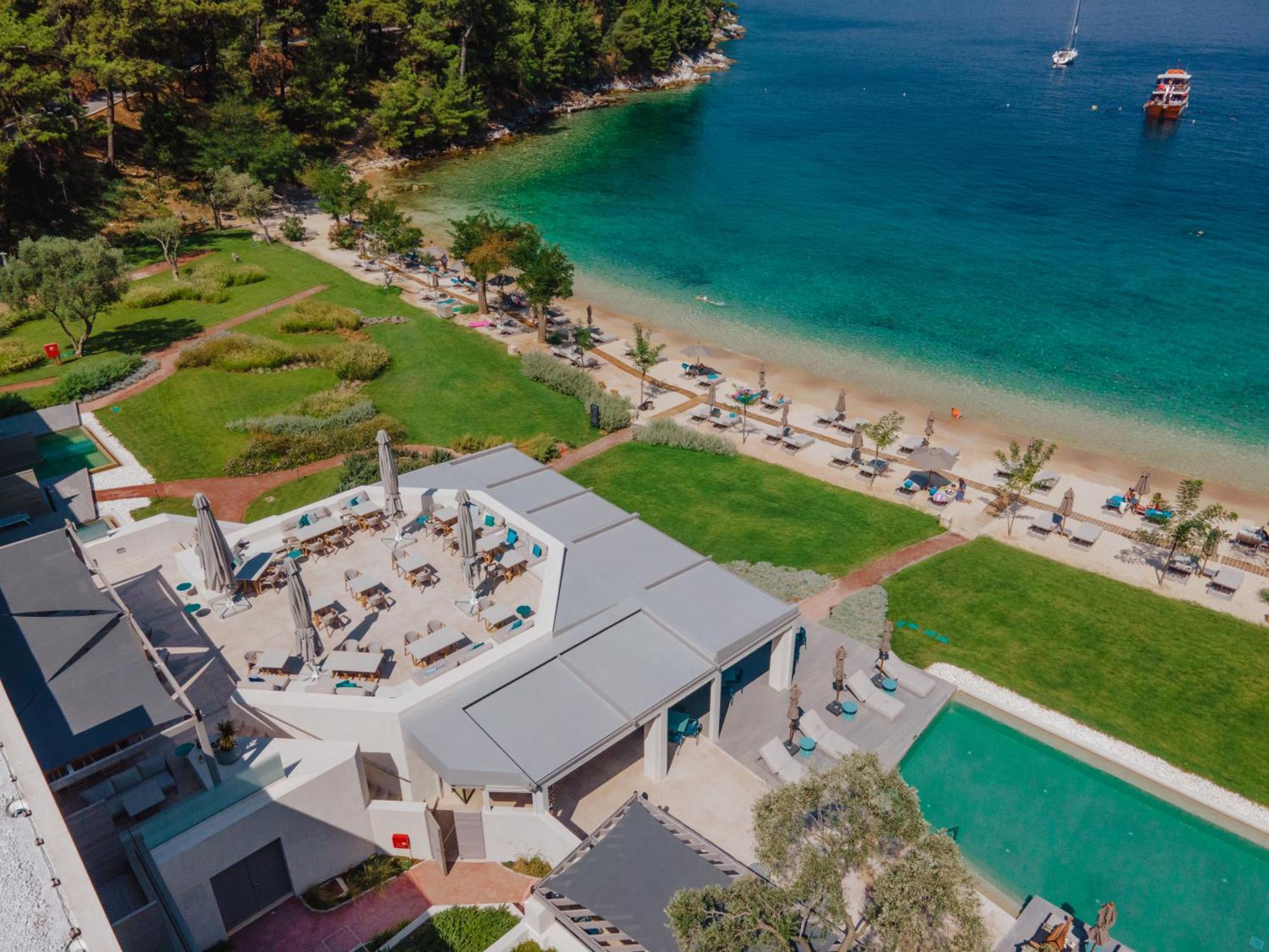 Vathi Cove Luxury Resort & Spa Chrysi Ammoudia Exterior foto
